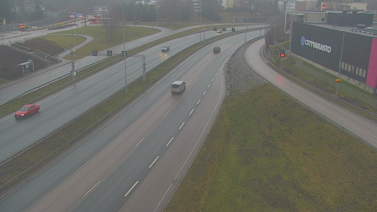 Weather Camera Image Road 101 Espoo LRamppi, Espoo, Uusimaa