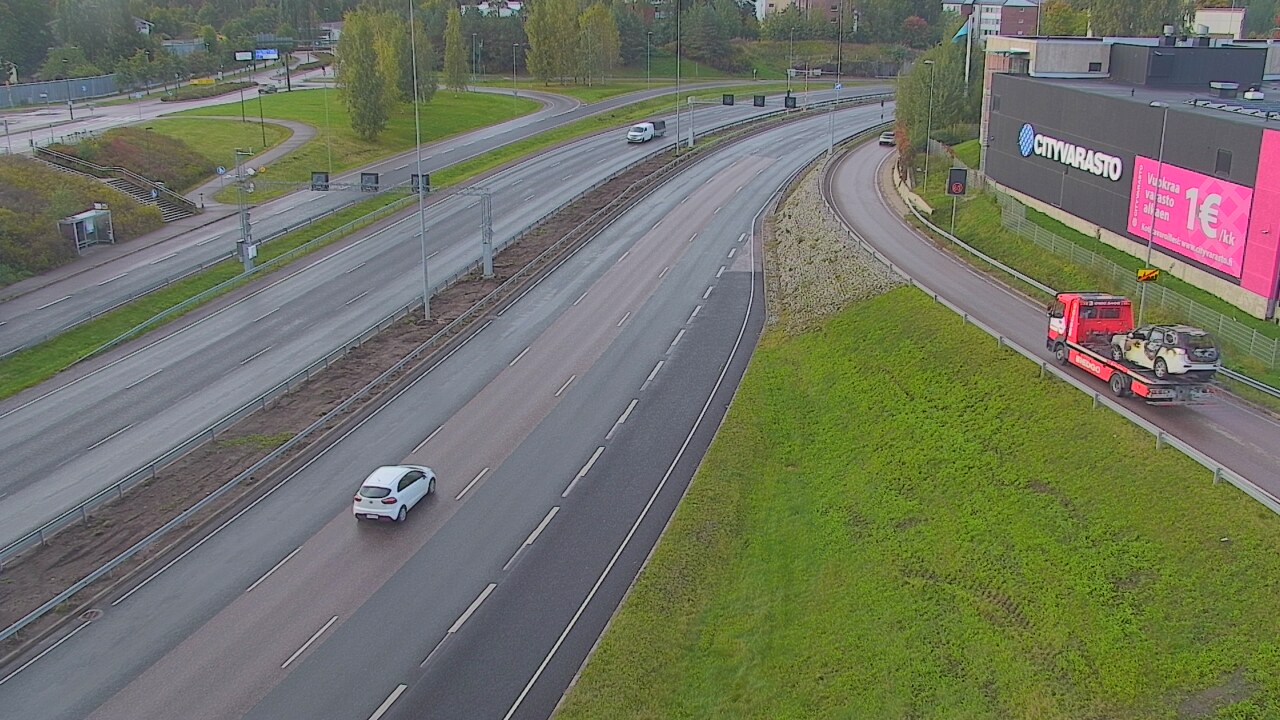 Weather Camera Image Road 101 Espoo LRamppi, Espoo, Uusimaa