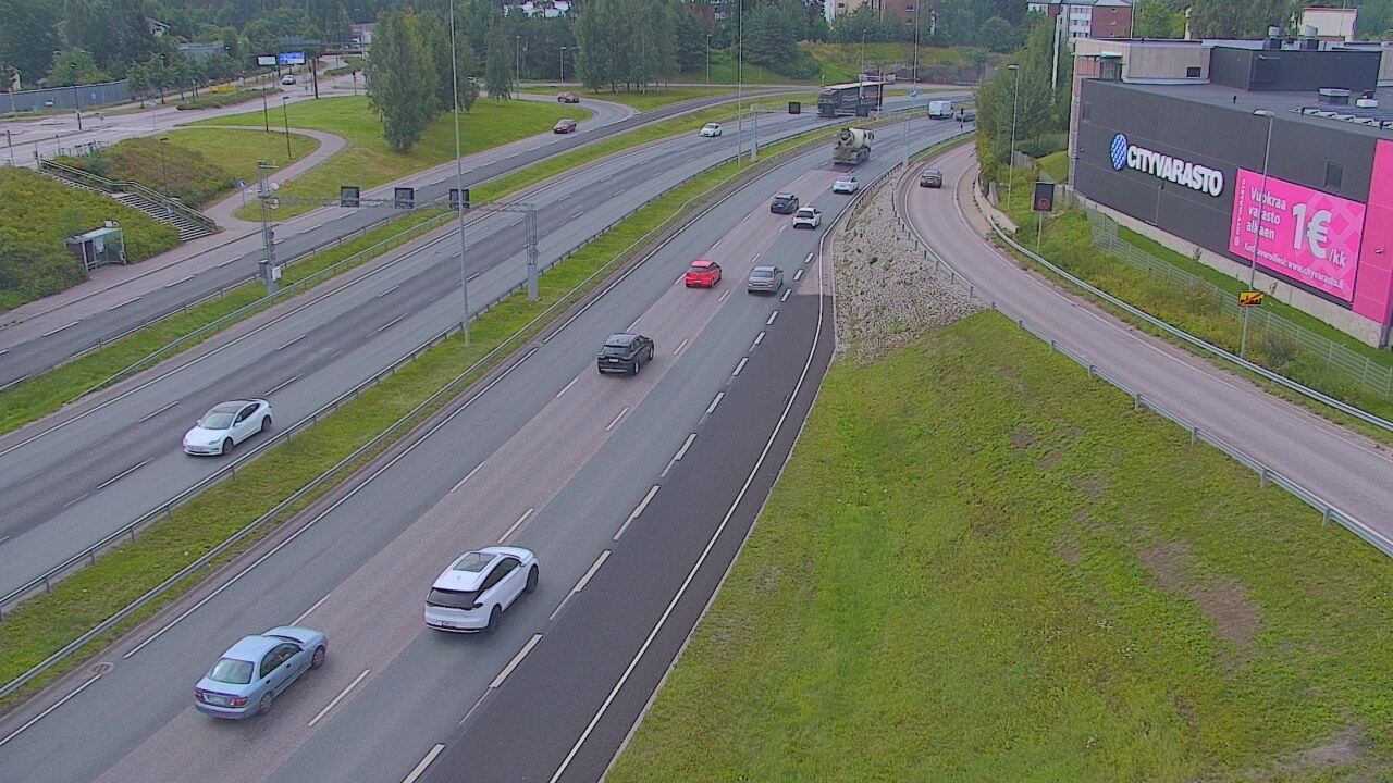 Weather Camera Image Road 101 Espoo LRamppi, Espoo, Uusimaa