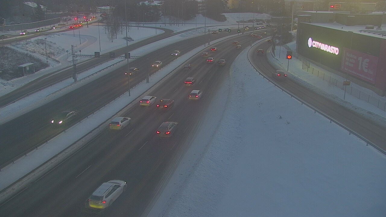 Weather Camera Image Road 101 Espoo LRamppi, Espoo, Uusimaa