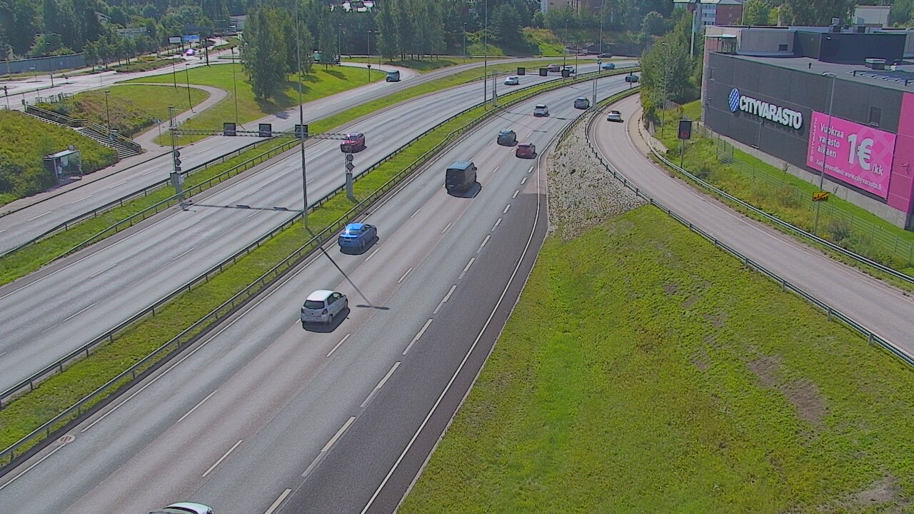 Weather Camera Image Road 101 Espoo LRamppi, Espoo, Uusimaa