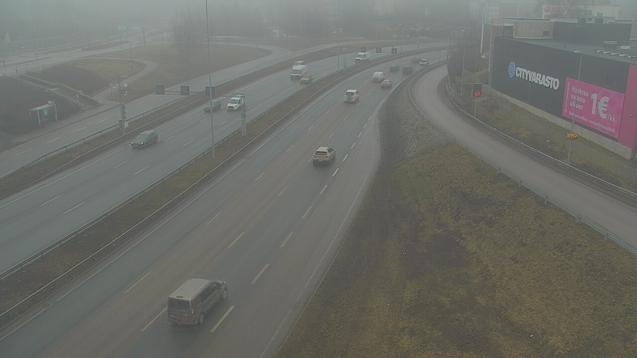 Weather Camera Image Road 101 Espoo LRamppi, Espoo, Uusimaa