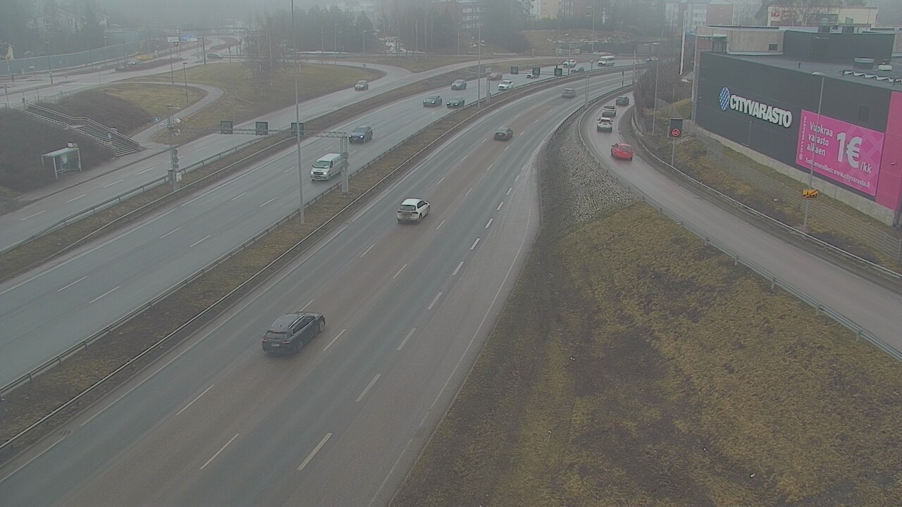 Weather Camera Image Road 101 Espoo LRamppi, Espoo, Uusimaa