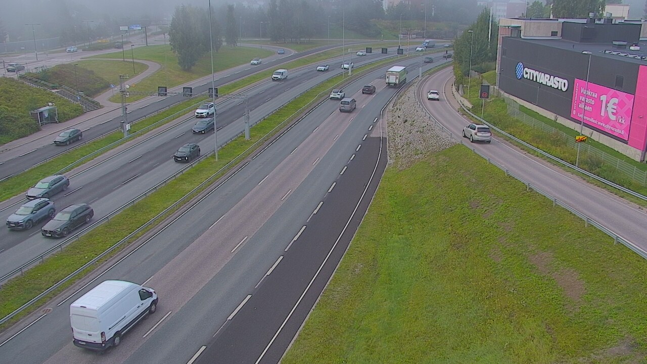 Weather Camera Image Road 101 Espoo LRamppi, Espoo, Uusimaa