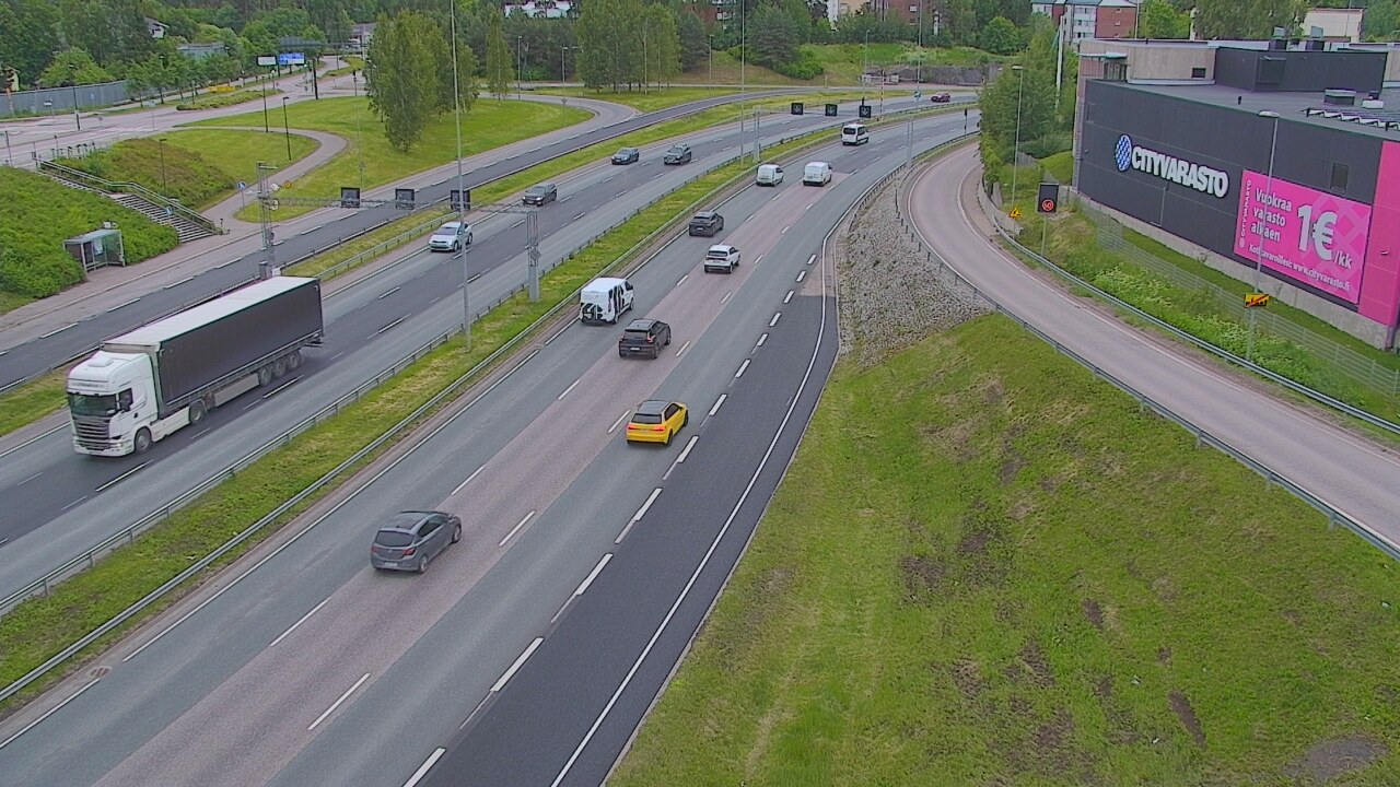 Weather Camera Image Road 101 Espoo LRamppi, Espoo, Uusimaa