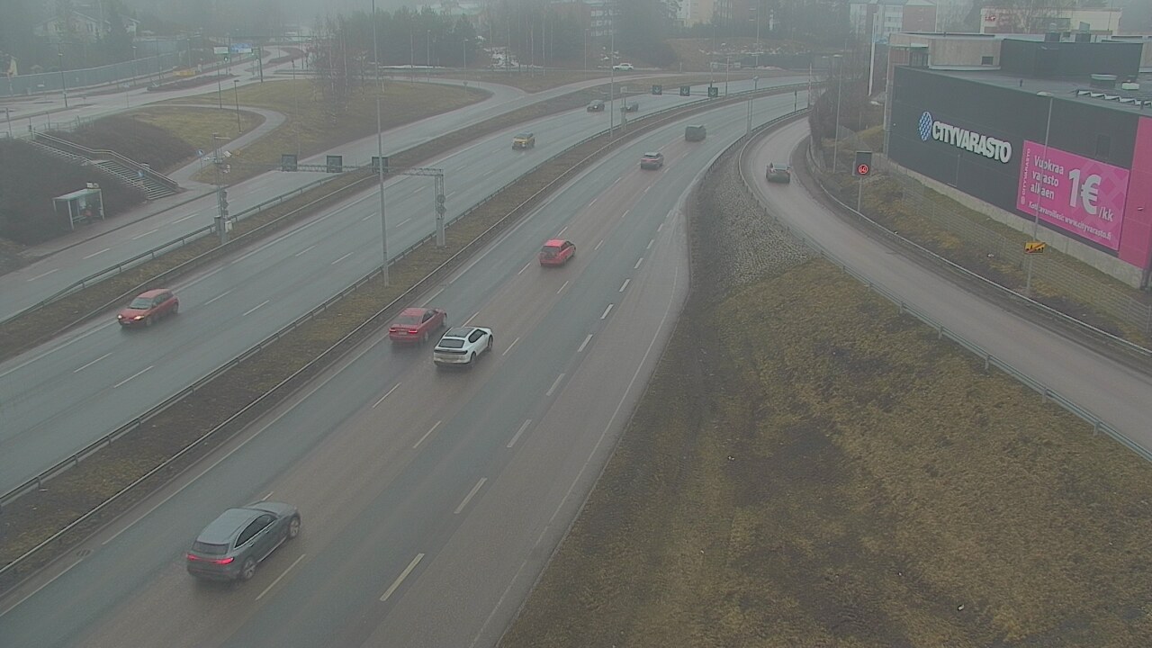 Weather Camera Image Road 101 Espoo LRamppi, Espoo, Uusimaa