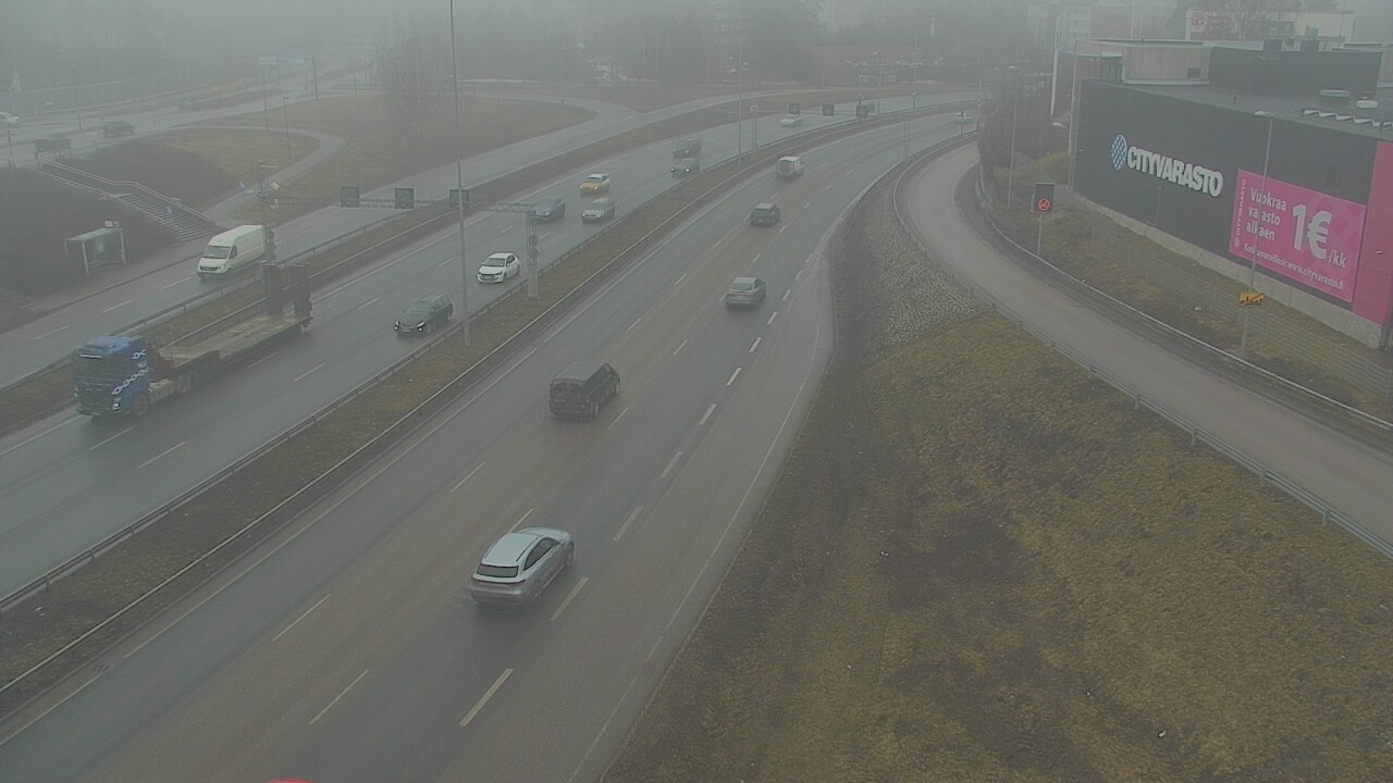 Weather Camera Image Road 101 Espoo LRamppi, Espoo, Uusimaa