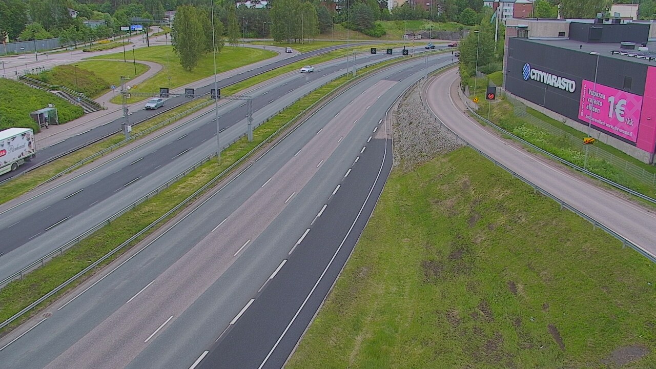 Weather Camera Image Road 101 Espoo LRamppi, Espoo, Uusimaa