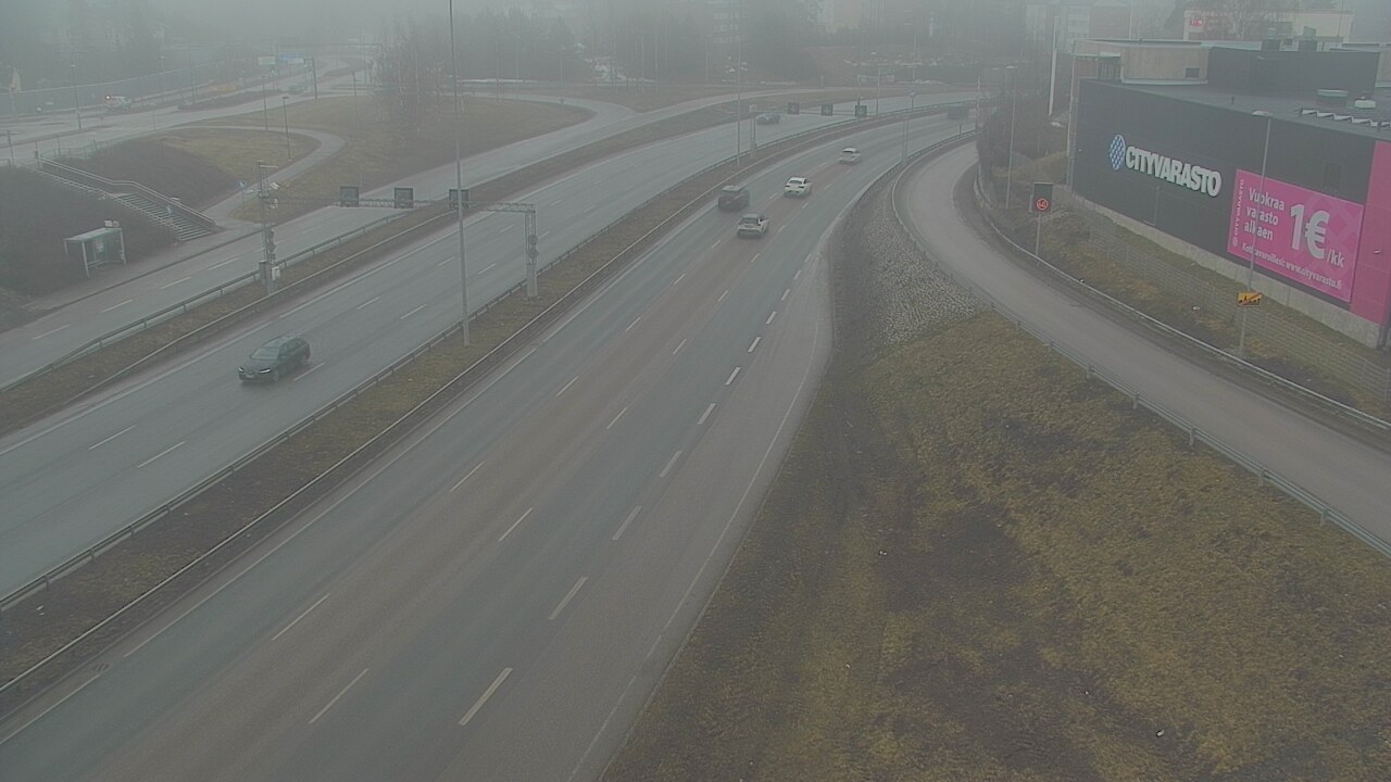 Weather Camera Image Road 101 Espoo LRamppi, Espoo, Uusimaa