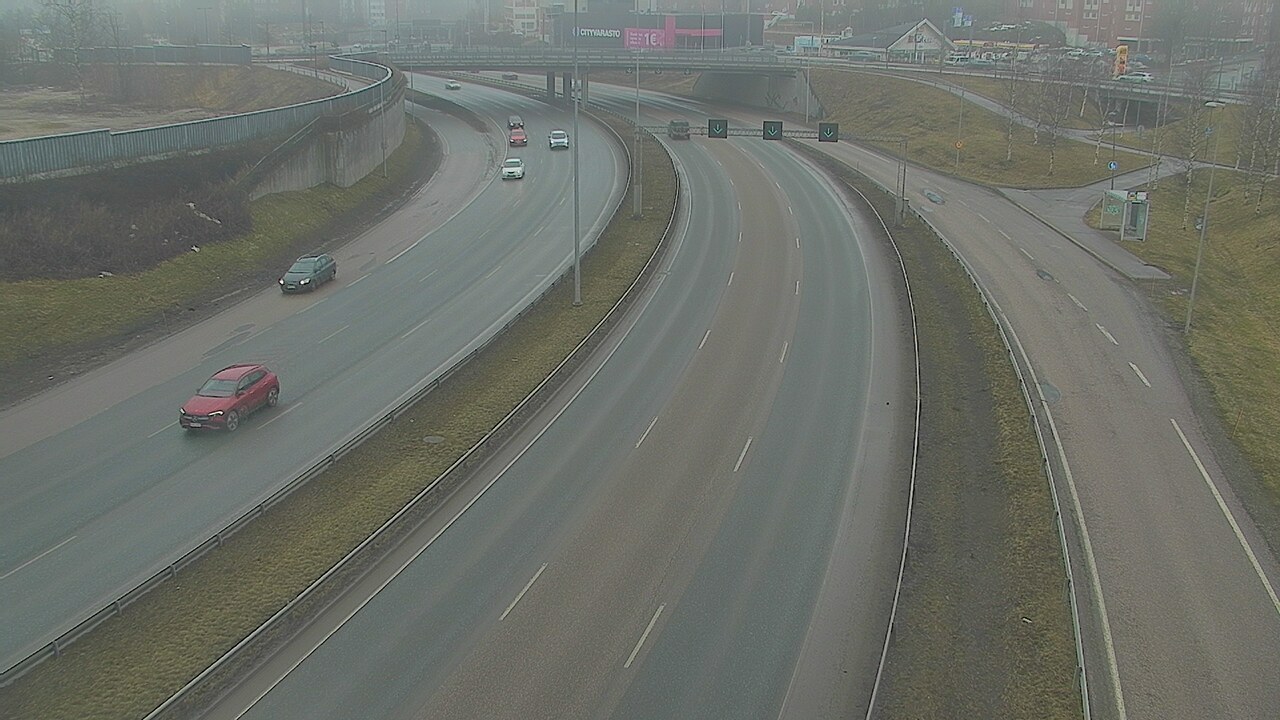 Weather Camera Image Road 101 Espoo Lintuvaara, Espoo, Uusimaa