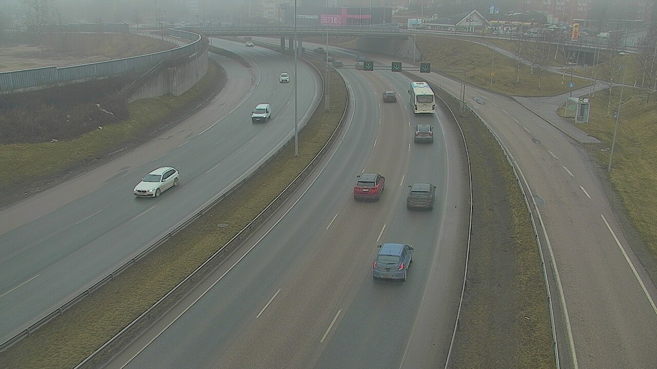 Weather Camera Image Road 101 Espoo Lintuvaara, Espoo, Uusimaa