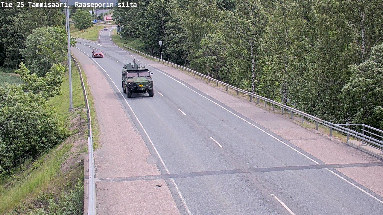 Weather Camera Image Väg 25 Raseborg, Raasepori, Uusimaa