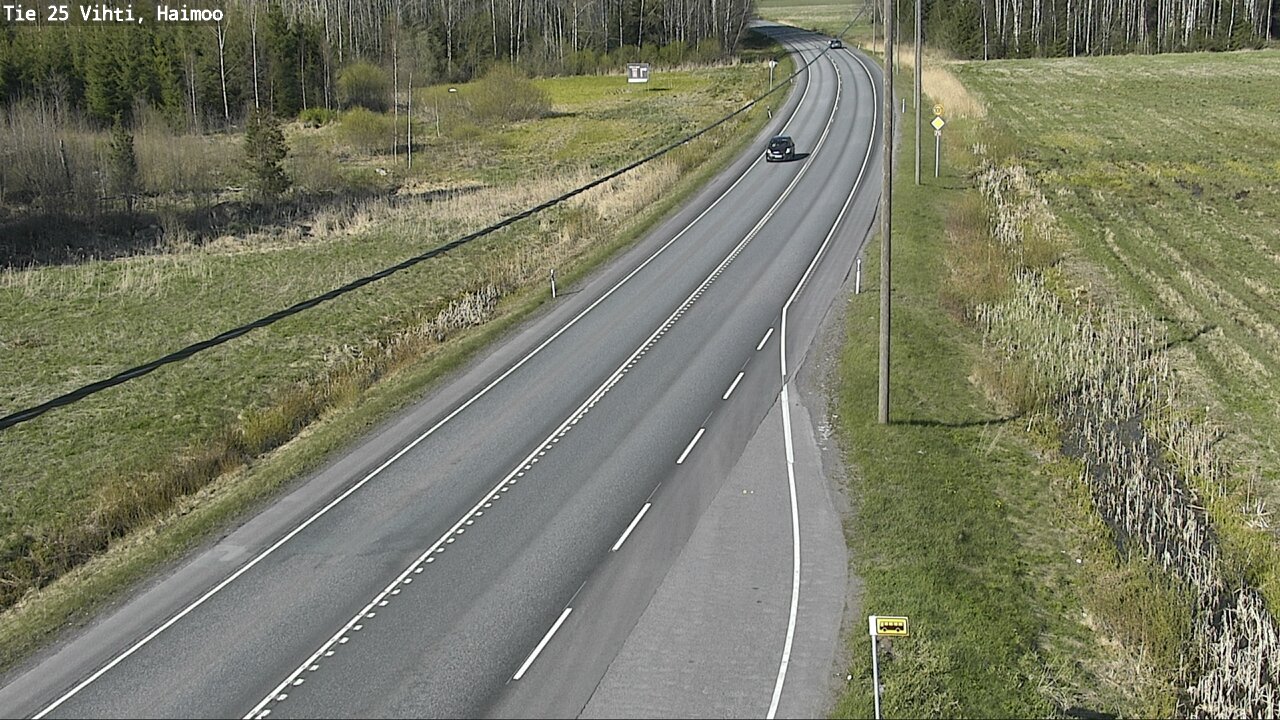 Weather Camera Image Road 25 Vihti, Haimoo, Vihti, Uusimaa