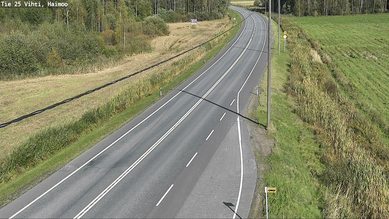 Weather Camera Image Road 25 Vihti, Haimoo, Vihti, Uusimaa