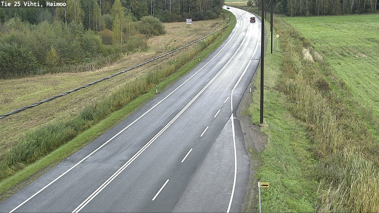 Weather Camera Image Väg 25 Vichtis, Haimoo, Vihti, Uusimaa