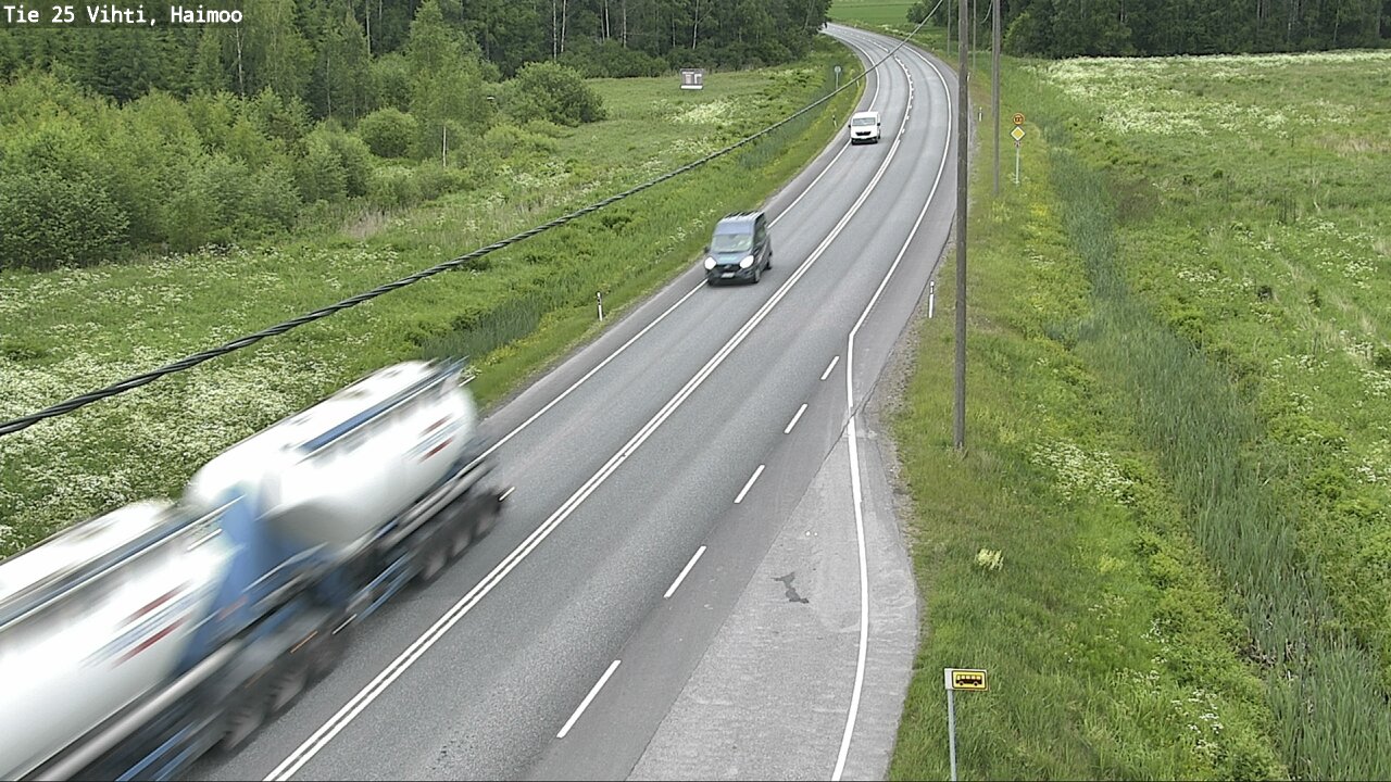 Weather Camera Image Väg 25 Vichtis, Haimoo, Vihti, Uusimaa
