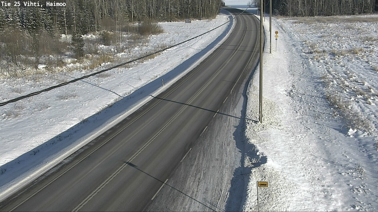 Weather Camera Image Road 25 Vihti, Haimoo, Vihti, Uusimaa