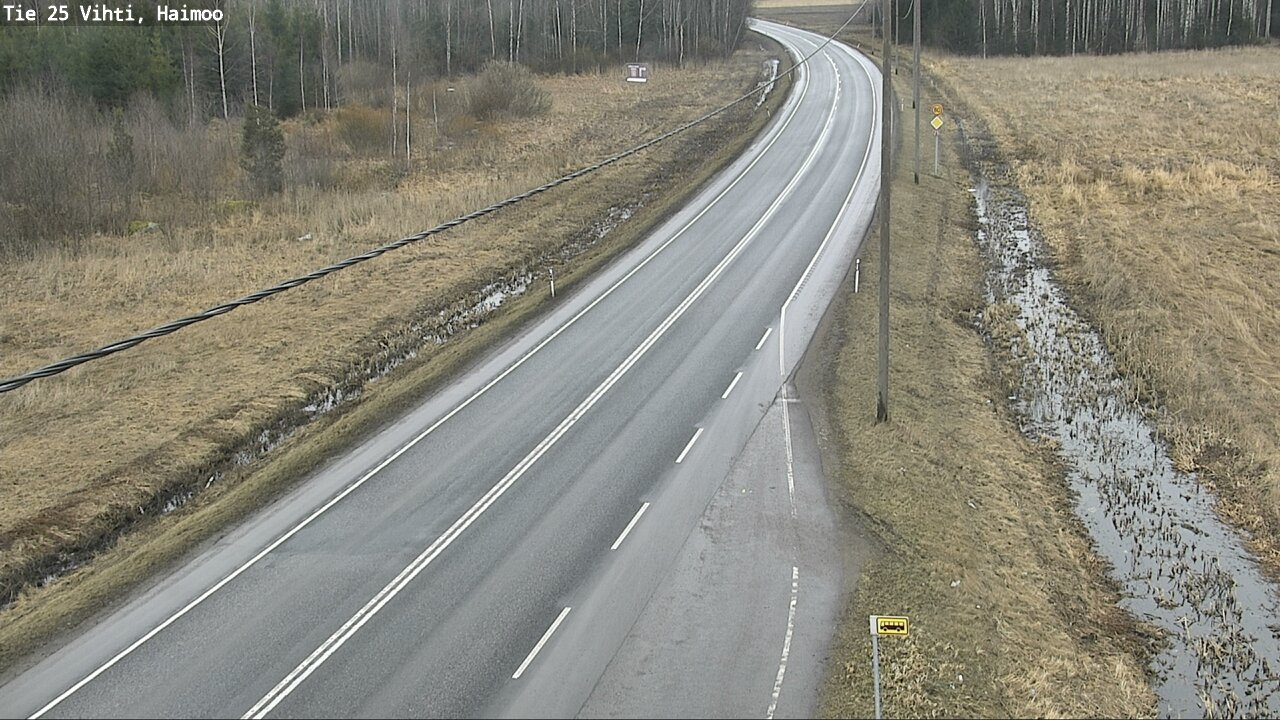 Weather Camera Image Road 25 Vihti, Haimoo, Vihti, Uusimaa