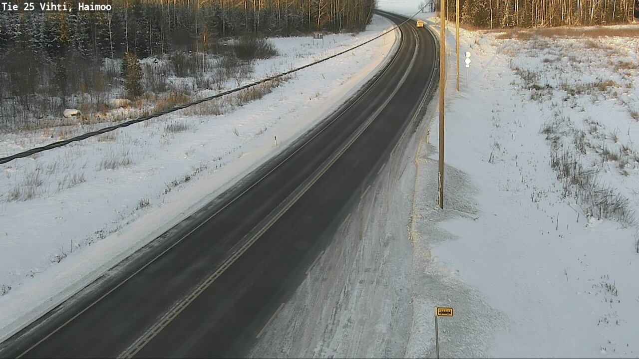 Weather Camera Image Road 25 Vihti, Haimoo, Vihti, Uusimaa