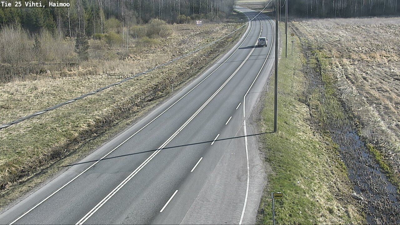 Weather Camera Image Väg 25 Vichtis, Haimoo, Vihti, Uusimaa