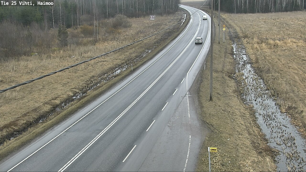 Weather Camera Image Road 25 Vihti, Haimoo, Vihti, Uusimaa