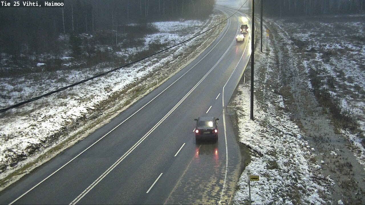Weather Camera Image Road 25 Vihti, Haimoo, Vihti, Uusimaa