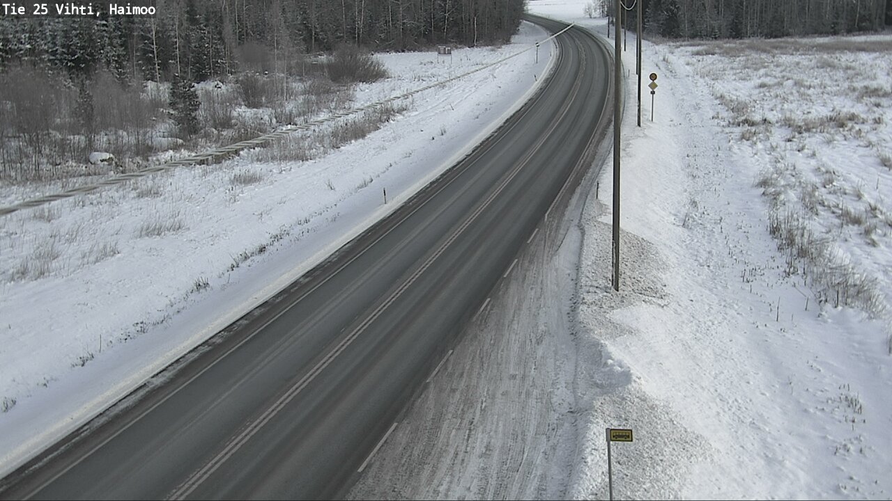 Weather Camera Image Road 25 Vihti, Haimoo, Vihti, Uusimaa