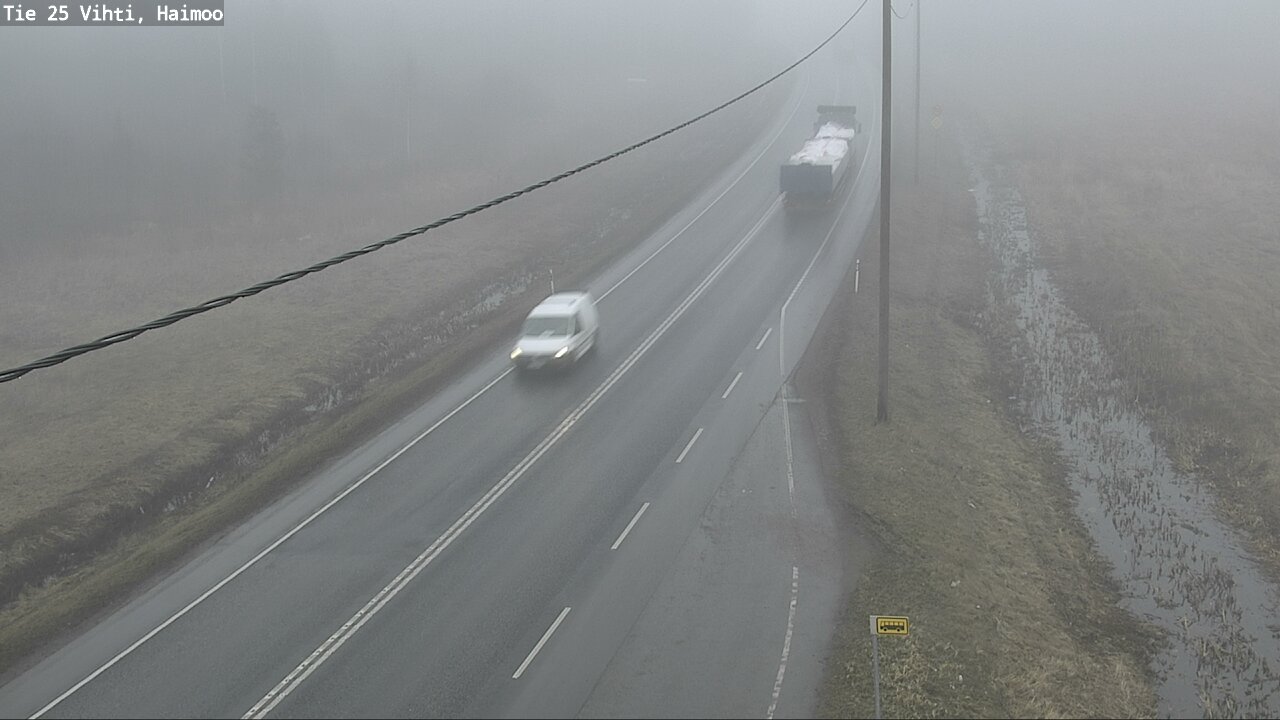Weather Camera Image Väg 25 Vichtis, Haimoo, Vihti, Uusimaa