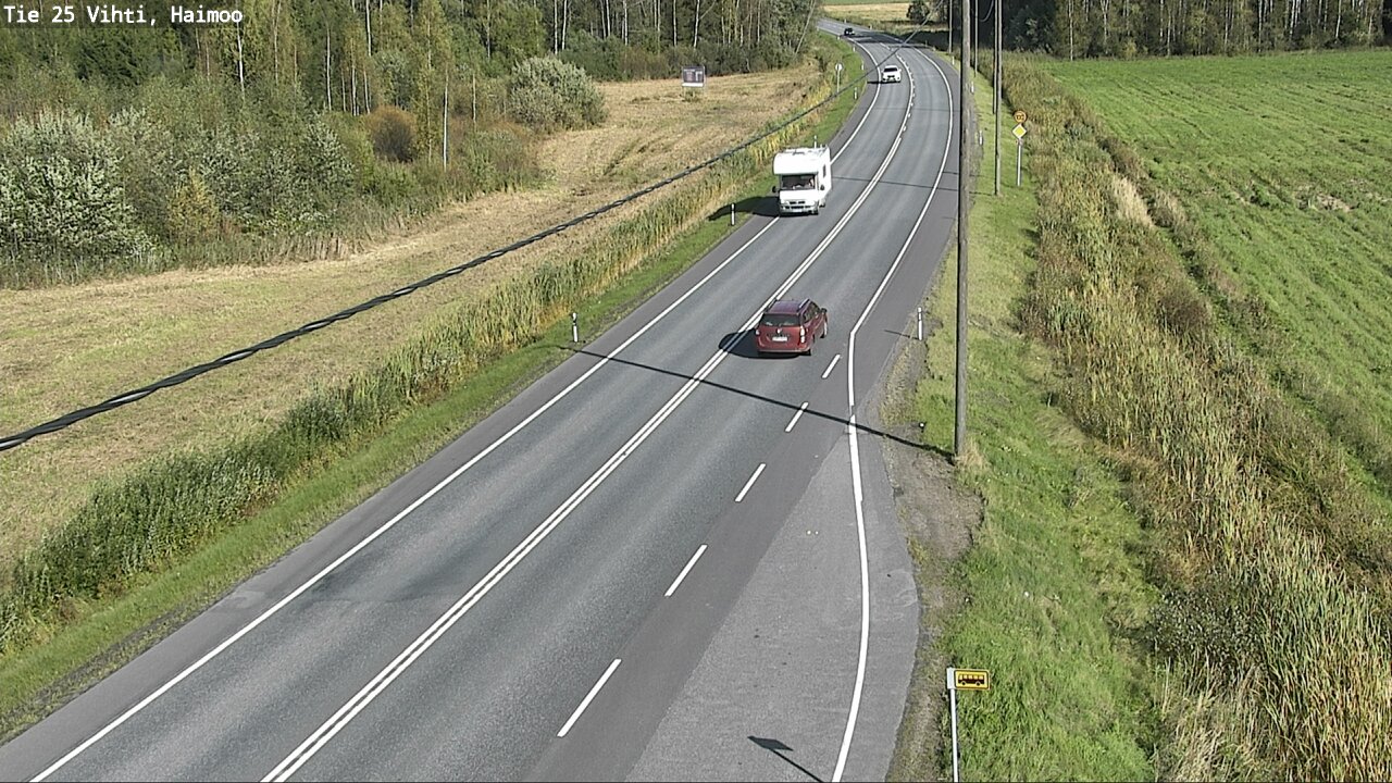 Weather Camera Image Road 25 Vihti, Haimoo, Vihti, Uusimaa