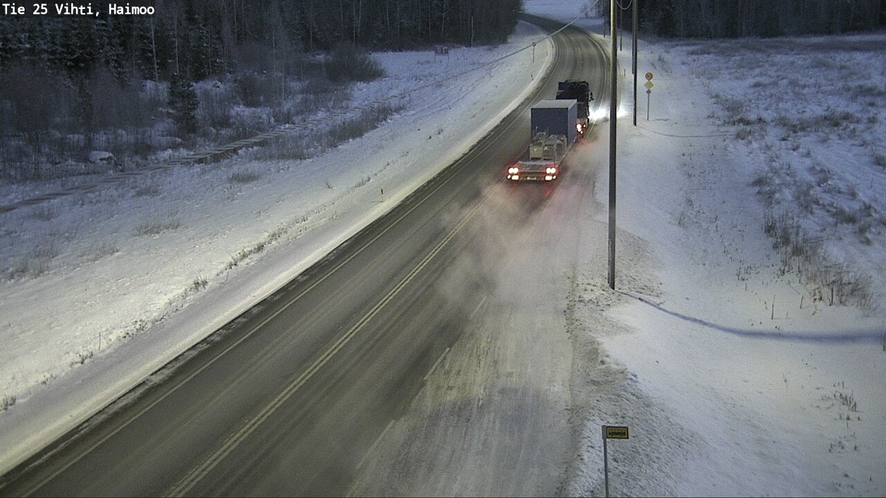 Weather Camera Image Road 25 Vihti, Haimoo, Vihti, Uusimaa