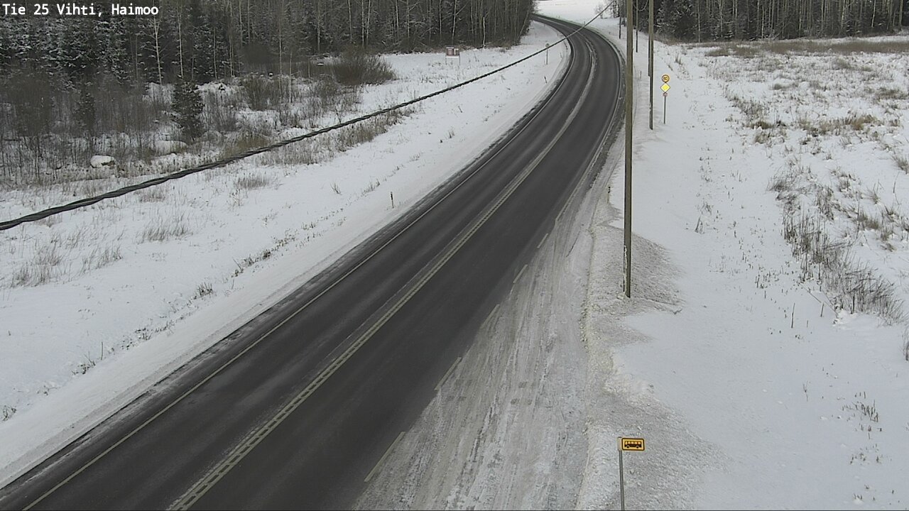 Weather Camera Image Road 25 Vihti, Haimoo, Vihti, Uusimaa