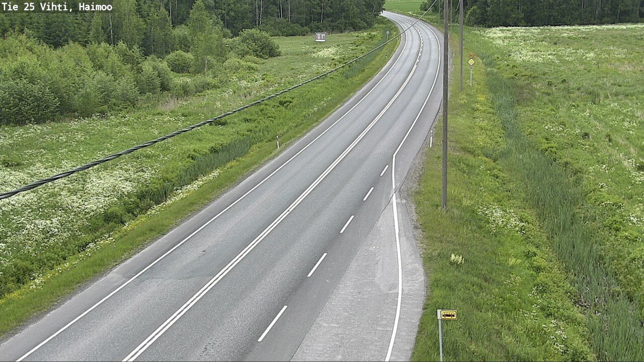 Weather Camera Image Road 25 Vihti, Haimoo, Vihti, Uusimaa