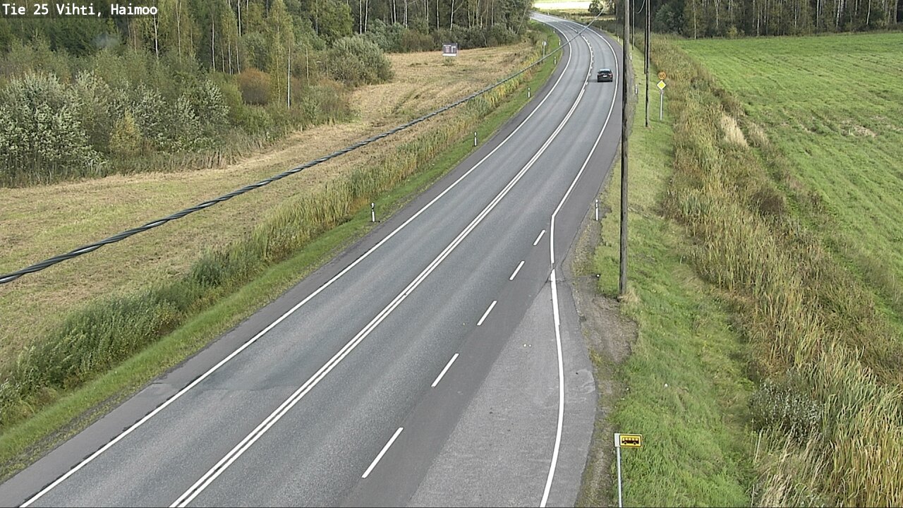 Weather Camera Image Road 25 Vihti, Haimoo, Vihti, Uusimaa