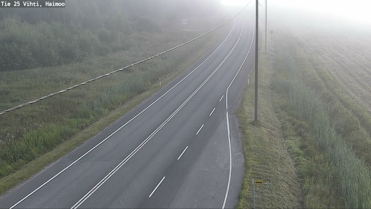 Weather Camera Image Väg 25 Vichtis, Haimoo, Vihti, Uusimaa