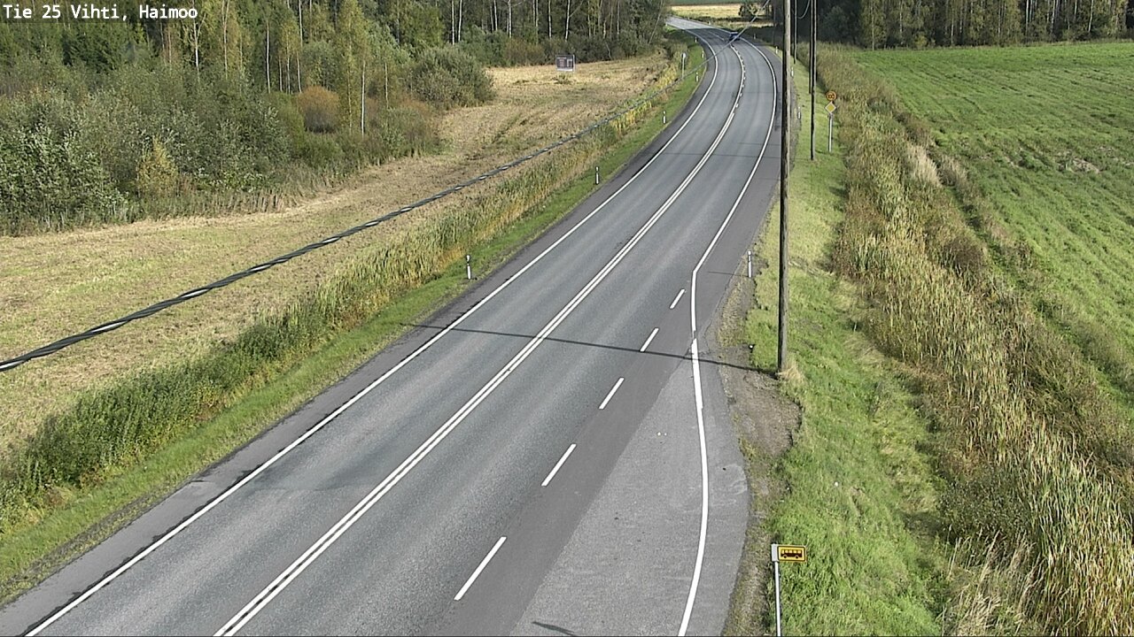 Weather Camera Image Road 25 Vihti, Haimoo, Vihti, Uusimaa