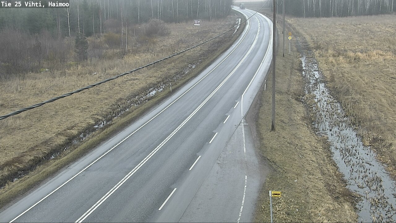 Weather Camera Image Väg 25 Vichtis, Haimoo, Vihti, Uusimaa