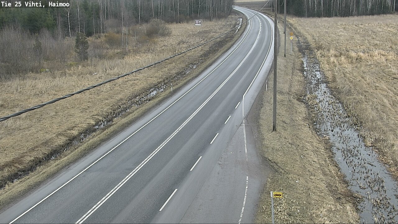 Weather Camera Image Road 25 Vihti, Haimoo, Vihti, Uusimaa