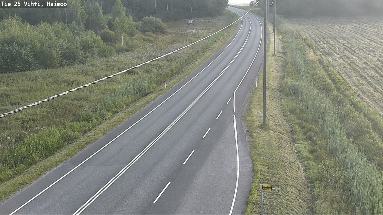 Weather Camera Image Väg 25 Vichtis, Haimoo, Vihti, Uusimaa