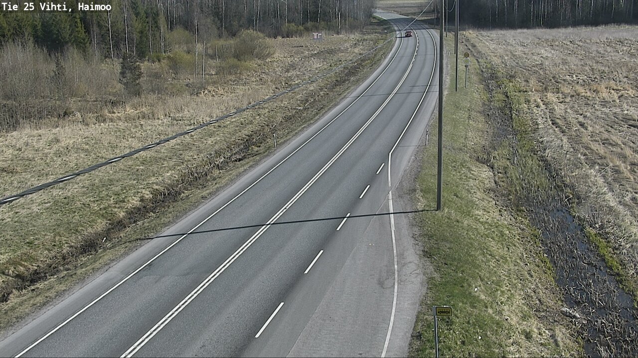 Weather Camera Image Väg 25 Vichtis, Haimoo, Vihti, Uusimaa