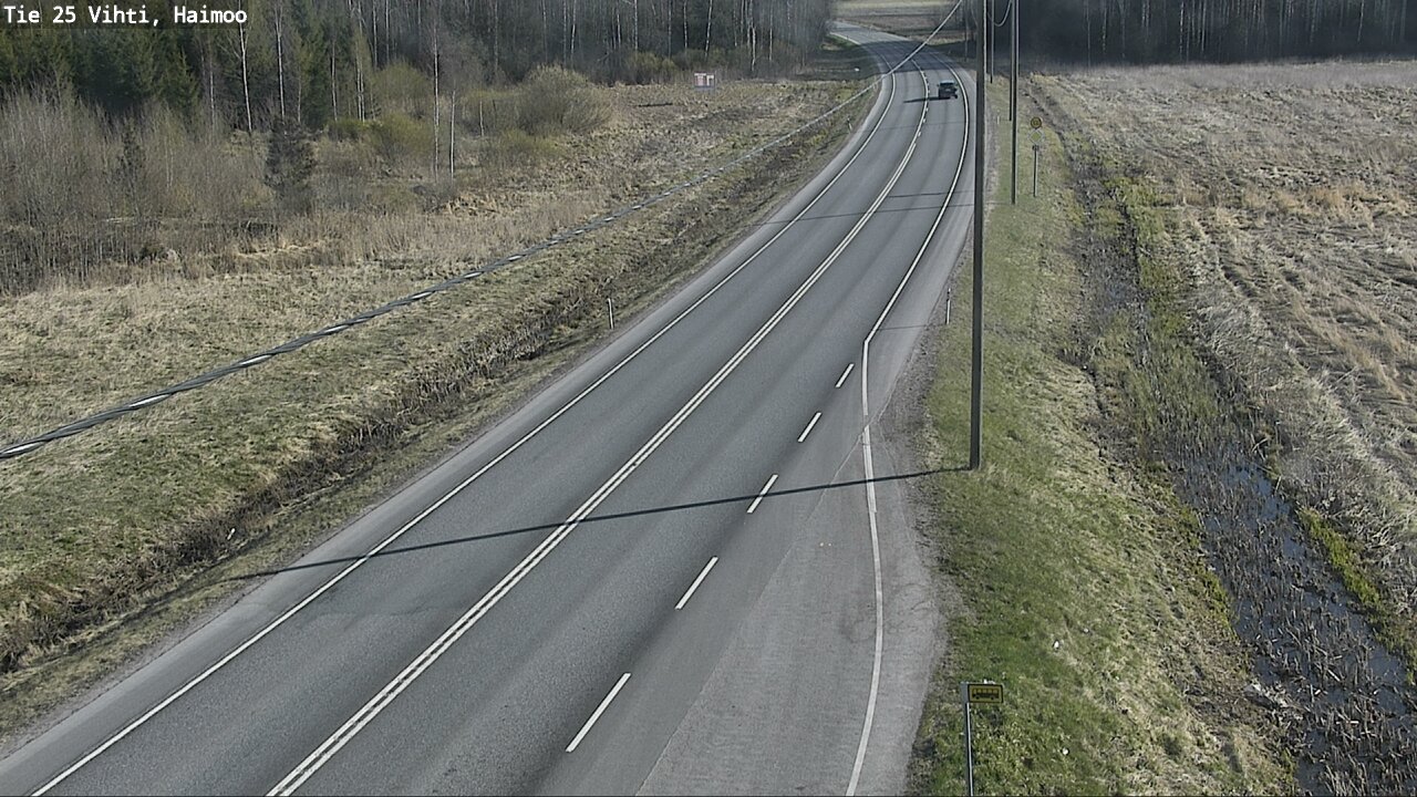 Weather Camera Image Väg 25 Vichtis, Haimoo, Vihti, Uusimaa