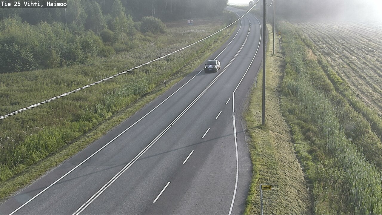 Weather Camera Image Väg 25 Vichtis, Haimoo, Vihti, Uusimaa