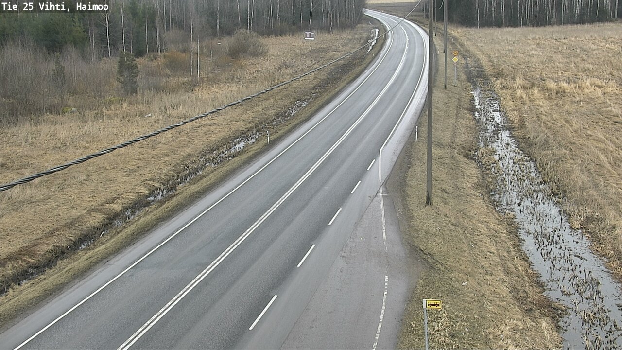 Weather Camera Image Road 25 Vihti, Haimoo, Vihti, Uusimaa