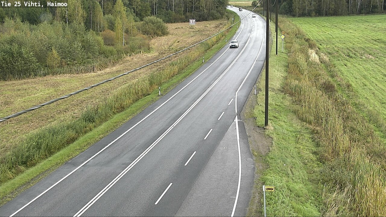 Weather Camera Image Väg 25 Vichtis, Haimoo, Vihti, Uusimaa