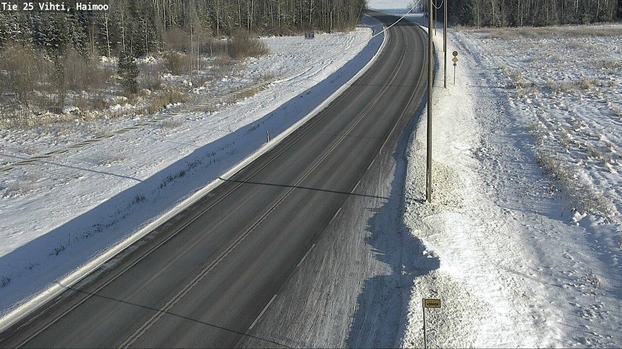 Weather Camera Image Road 25 Vihti, Haimoo, Vihti, Uusimaa