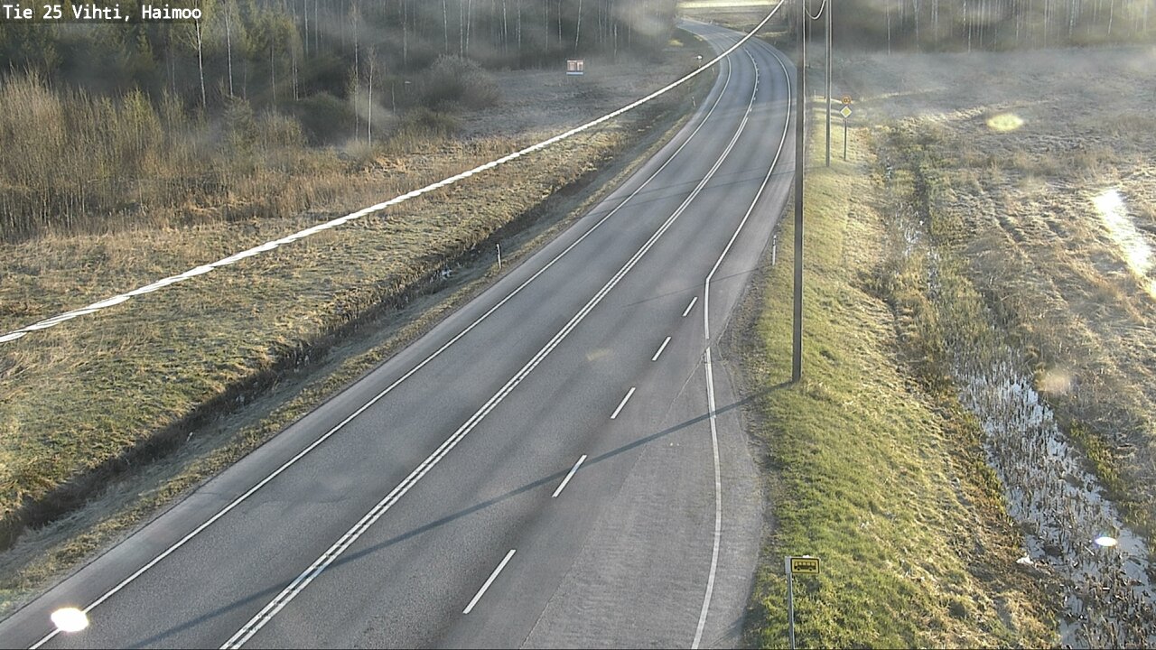 Weather Camera Image Väg 25 Vichtis, Haimoo, Vihti, Uusimaa