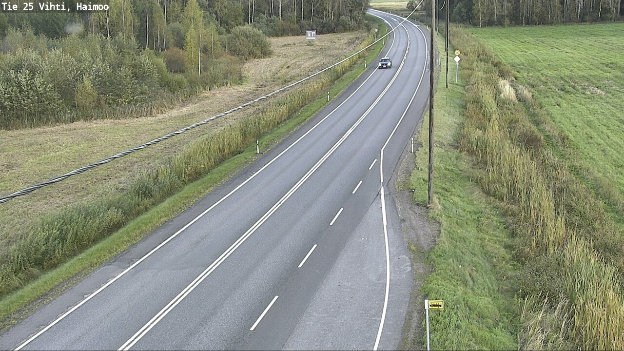 Weather Camera Image Road 25 Vihti, Haimoo, Vihti, Uusimaa