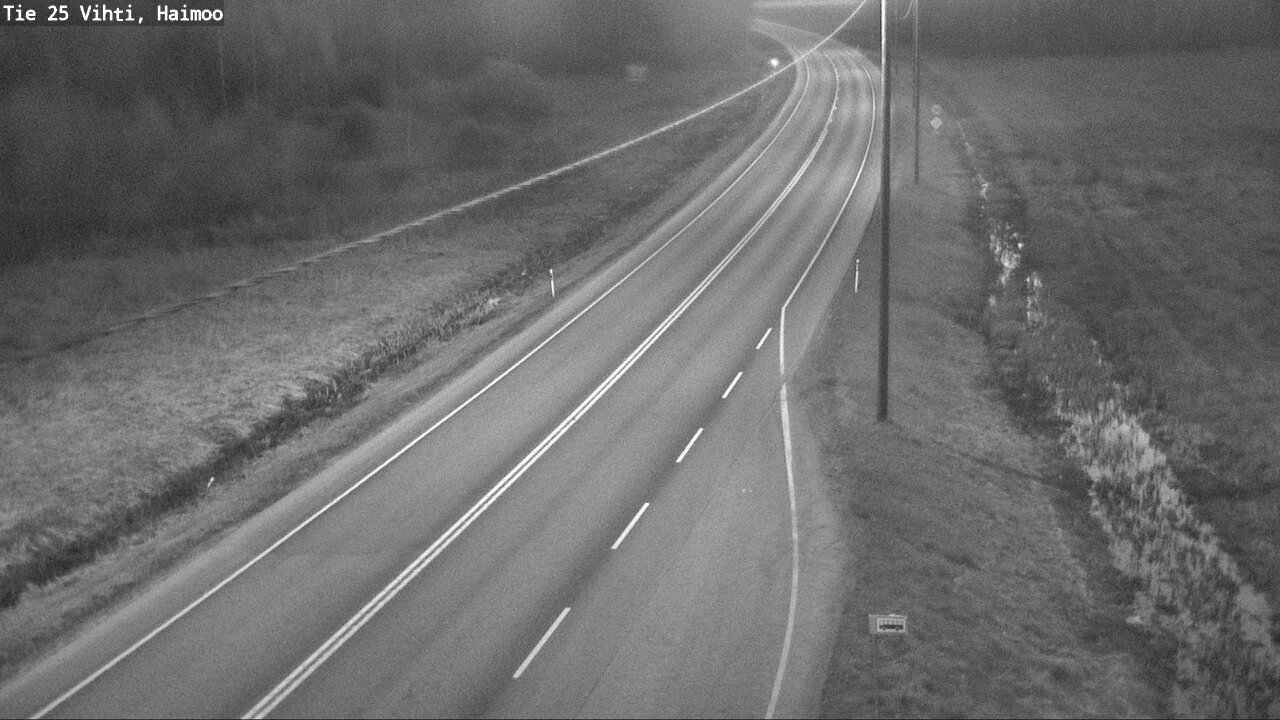 Weather Camera Image Väg 25 Vichtis, Haimoo, Vihti, Uusimaa