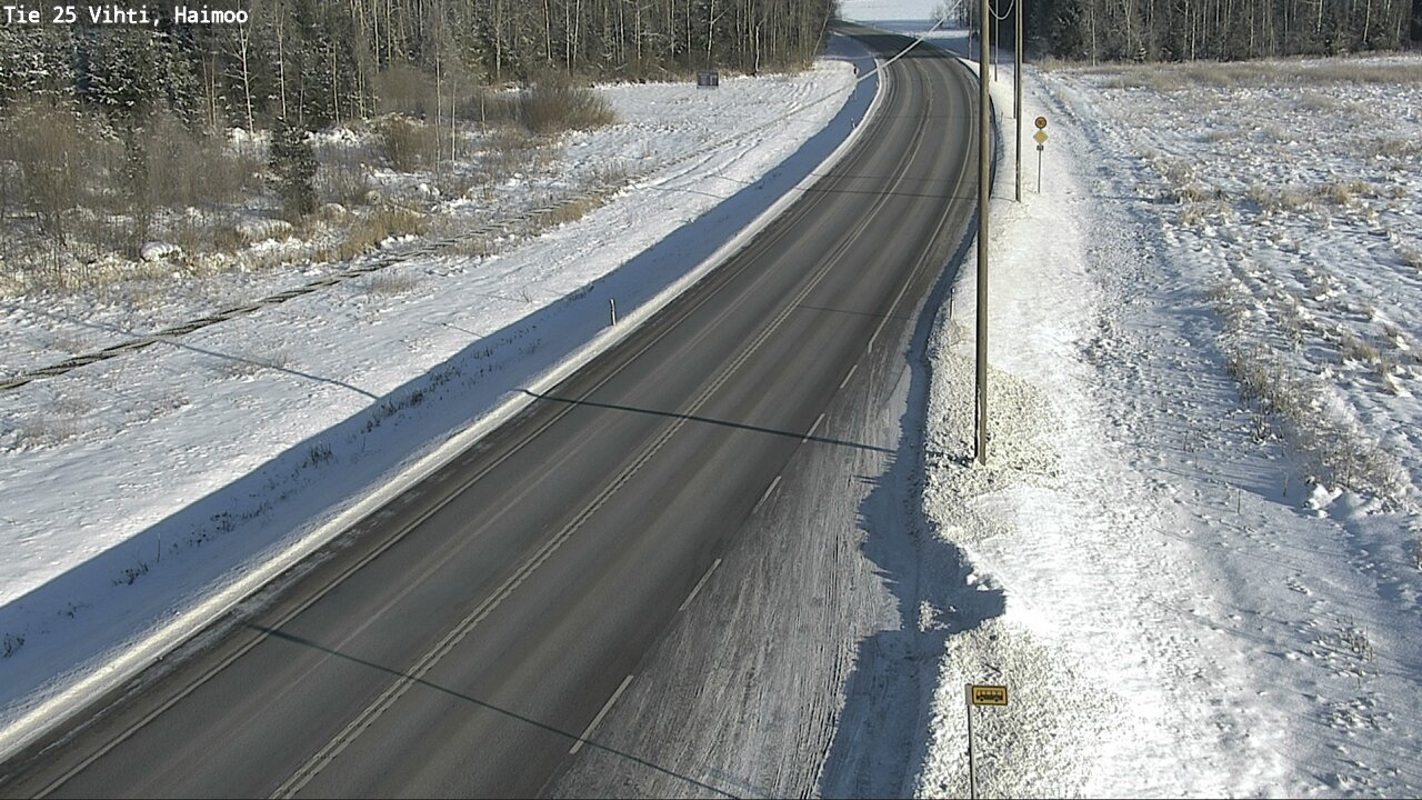 Weather Camera Image Road 25 Vihti, Haimoo, Vihti, Uusimaa
