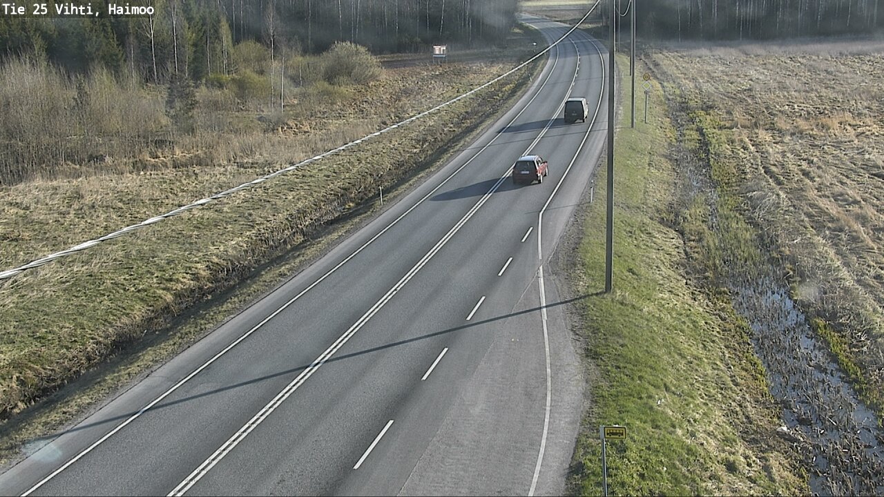 Weather Camera Image Väg 25 Vichtis, Haimoo, Vihti, Uusimaa
