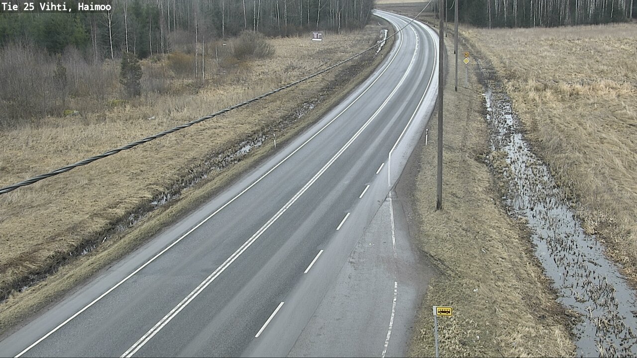 Weather Camera Image Road 25 Vihti, Haimoo, Vihti, Uusimaa
